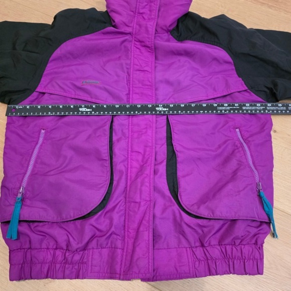 Vintage Columbia Radial Sleeve Purple Winter Jacket Coat Womens L Powder Keg - Picture 8 of 11